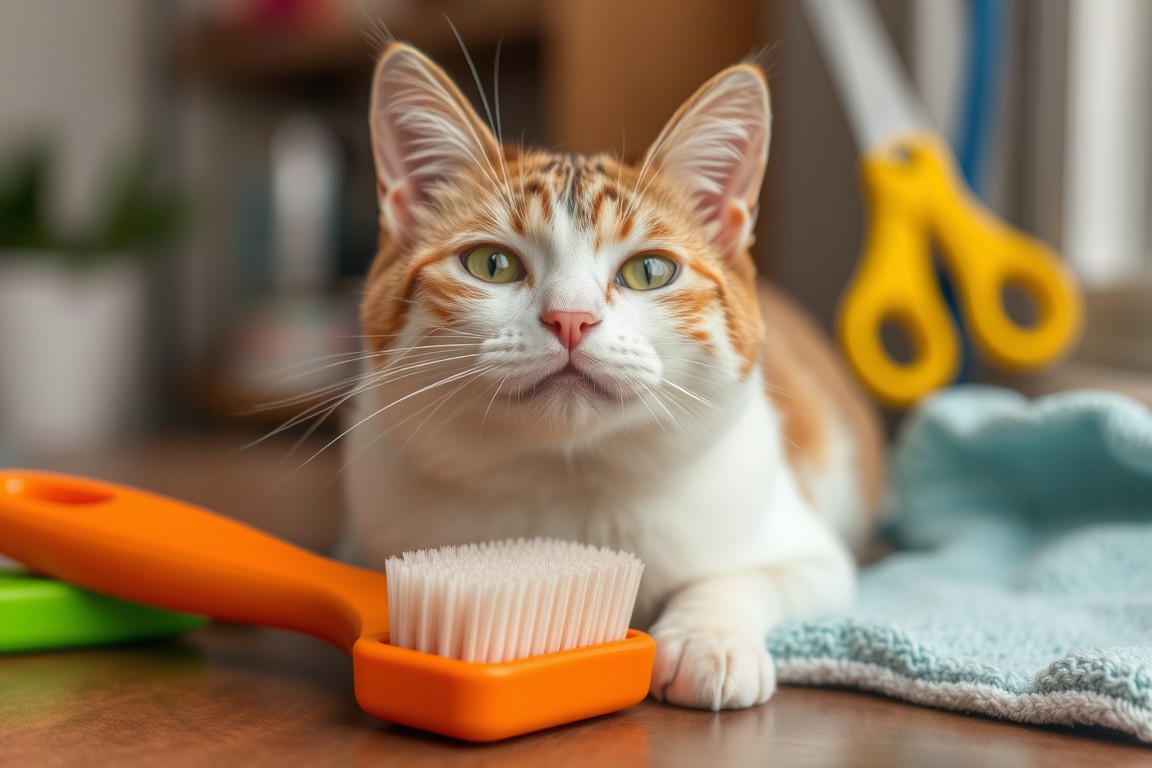 Brushing Your Cat