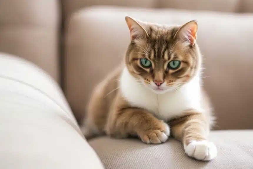 Learn how to stop your cat from scratching furniture with easy, effective solutions like scratching posts and sprays