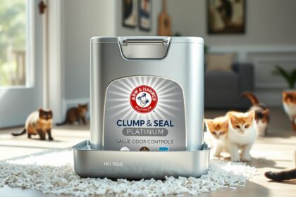 Arm & Hammer Clump & Seal Platinum Multi-Cat Complete Odor Sealing Clumping