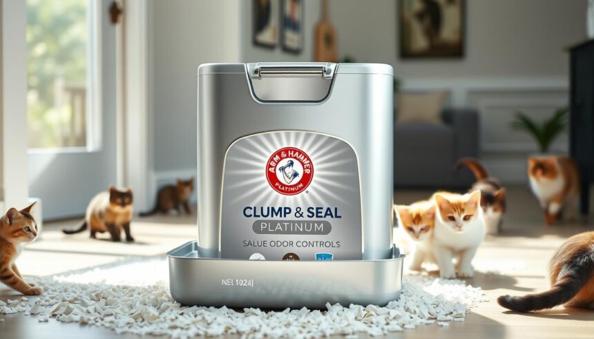 Arm & Hammer Clump & Seal Platinum Multi-Cat Complete Odor Sealing Clumping