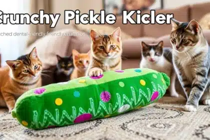 Catstages Crunchy Pickle Kicker Dental Catnip Cat Toy