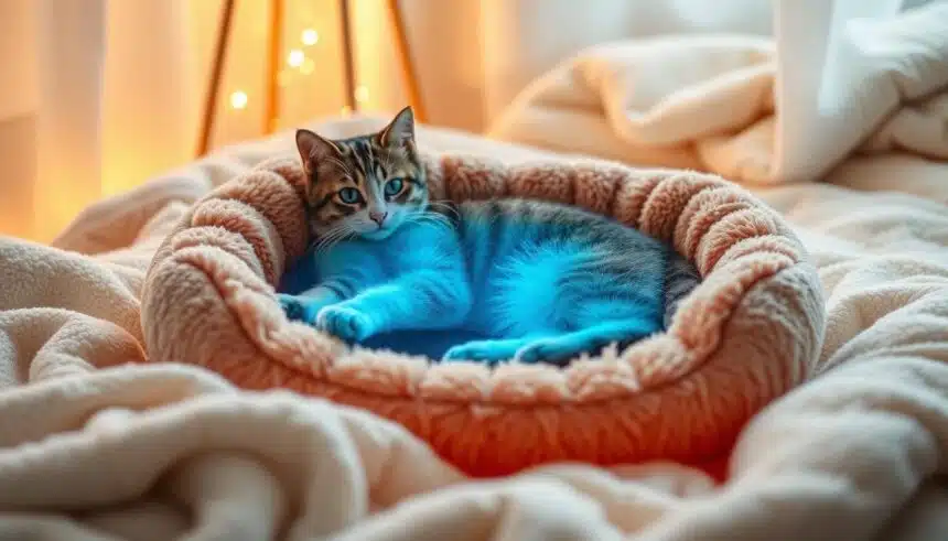 Furhaven ThermaNAP Self-Warming Cat Bed for Indoor Cats