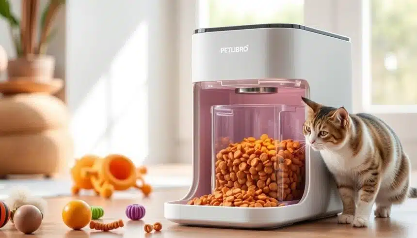 PETLIBRO Automatic Cat Feeder Automatic Cat Food Dispenser with Freshness Prese