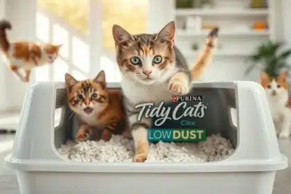 Purina Tidy Cats Low Dust, Multi Cat Clumping Cat Litter Odor Control Formula