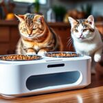 oneisall Automatic Cat Feeder for 2 Cats