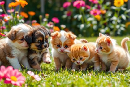 puppies and kittens