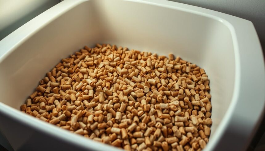 wood pellet cat litter